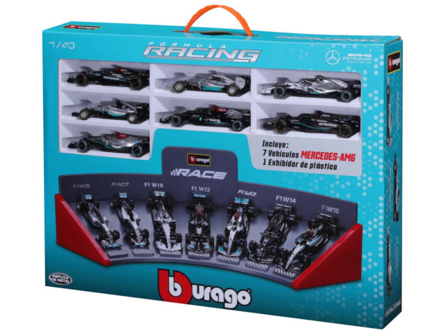 Mercedes Benz FORMULA RACING - 7 CAR SET