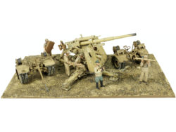GERMAN KRUPP FLAK 88 WITH FLAK ROHR 18 GUNBARREL & Sd.202 TOW VEHICLE 1942