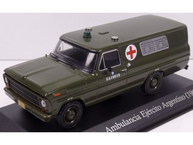 Ford F-100 AMBULANCIA EJERCITO ARGENTIO ARGENTIA SERVICE VEHICLES 1969