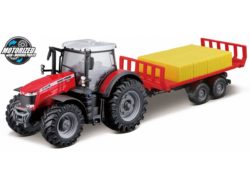 Massey Ferguson 87405 TRACTOR + BALE TRAILER