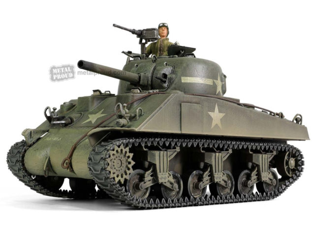 Sherman M4A3 (75) U.S. MEDIUM TANK VVSS SUSPENSION & 57° GLACIS DIRECT VISION SCOPE
