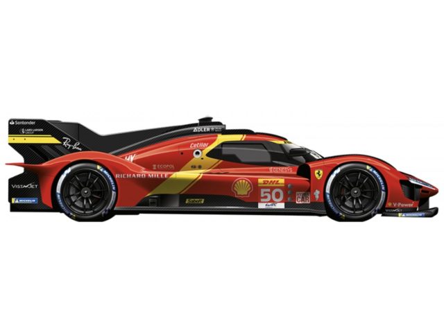 Ferrari 499P #50 FUOCO/MOLINA/NIELSEN 5th 24H LE MANS 2023