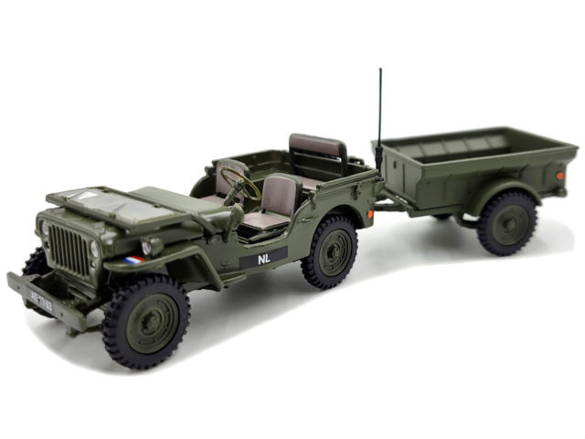 NECAF 1/4 TON - NL 1955 + AANHANGER (OPEN TOP)