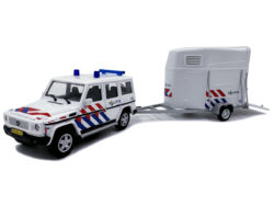 Mercedes Benz G-CLASS CIVILIAN POLICE + HORSE TRAILER - DUTCH POLICE VERSION - SET